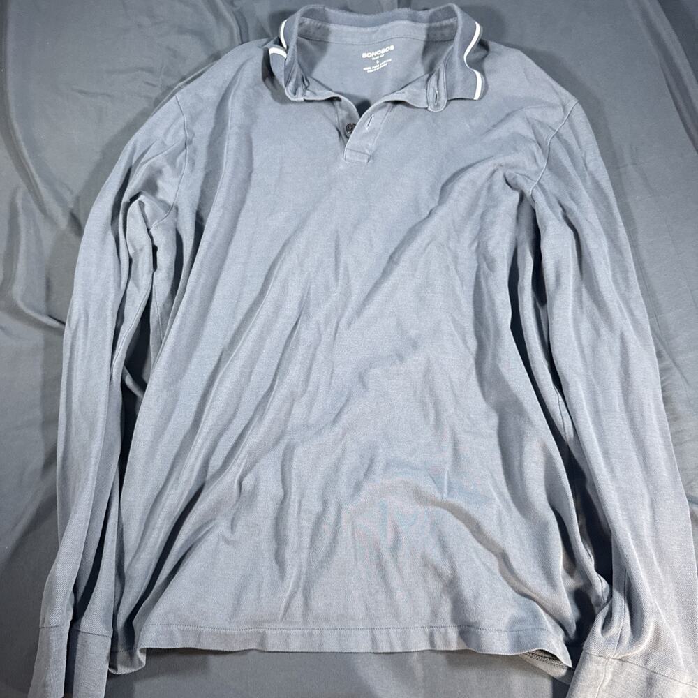 Bonobos Men’s Long Sleeve Size Large Slim Fit BLUE